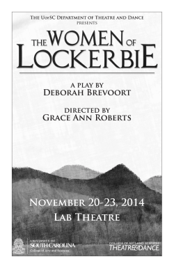 The Women of Lockerbie