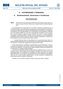 BOE 18.11.2009