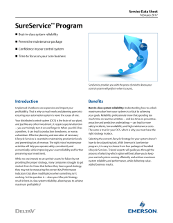 SureService Program Data Sheet