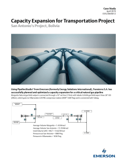 Capacity Expansion for Transportation Project