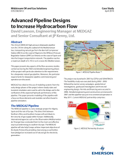 Advanced Pipeline Designs to Increase Hydrocarbon Flow