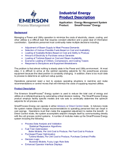 SmartProcess® Energy Solution (EMS)