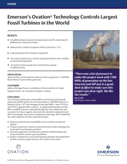 Emerson's Ovation Technology Controls Largest Fossil Turbines in the World