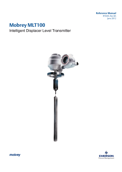 Mobrey MLT100 Intelligent Displacer Level Transmitter
