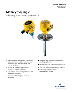 Mobrey Squing 2 Vibrating Fork Liquid Level Switch