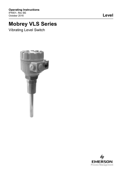 Mobrey VLS Series Vibrating Level Switch