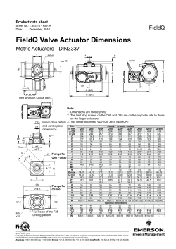 3. Dimensions - Metric DIN actuators + XP Modules