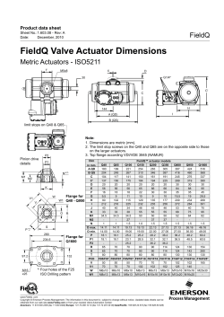 3. Dimensions - Metric actuators + XP Modules
