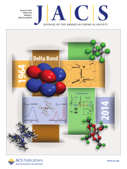 Lichtenberger JACS paper selected for 2013 Research Spotlight