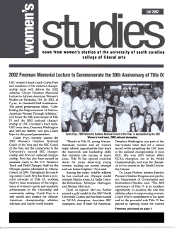 Fall 2002 Newsletter