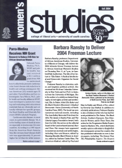 Fall 2004 Newsletter