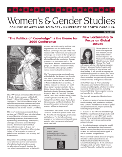 Spring 2009 Newsletter