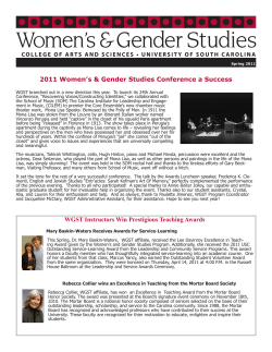 Spring 2011 Newsletter
