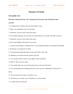 Download Personality Test