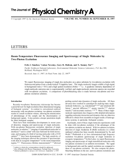 Room-Temperature Fluorescence Imaging and Spectroscopy of Single Molecules by Two-Photon Excitation,