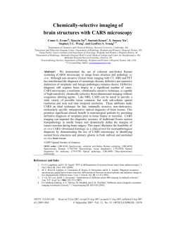 Chemically-selective Imaging of Brain Structures with CARS Microscopy