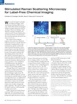 Stimulated Raman Scattering Microscopy for Label-Free Chemical Imaging