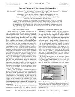 Flow and fracture in drying nanoparticle suspensions