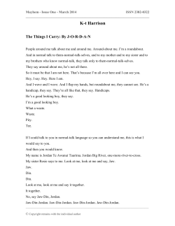 Download The Things I Carry: By J-O-R-D-A-N