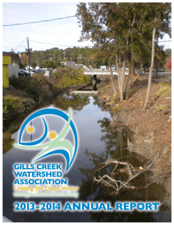 Gills Creek Watershed Association 2014 Report