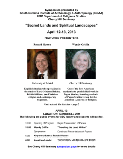 "Sacred Lands and Spiritual Landscapes"