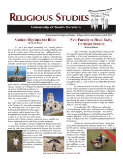 Newsletter Fall 2010