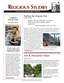 Newsletter Spring 2012