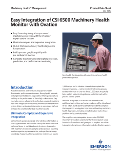 Easy Integration with the Ovation Expert Control System