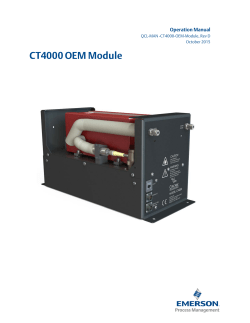 Manual: CT4000 OEM Module
