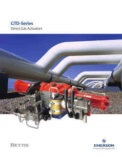 GTD-Series - Direct Gas Actuators