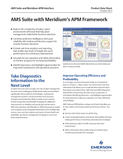 AMS Suite APM Overview