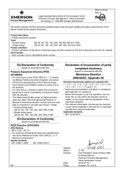 EU Declaration of Conformity