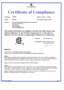 CSA Electrical Safety FieldQ Control Modules, Class 2252 05 2252 85