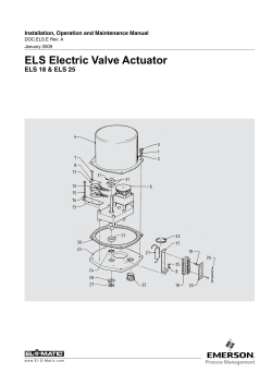 ELS - Installation & Operation Manual