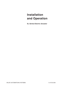 EL - Installation & Operation Manual