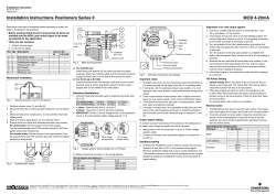 Installation and operation instructions - Positioners - EL55-EL2500 - MOD 4-20mA