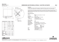 Dimensions and Technical Details (ELS18 / 25) - Metric