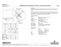Dimensions and Technical Details (ELS18 / 25) - Imperial