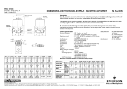 Dimensions and Technical Details (EL 35 - EL 800 Exd DIN) - Metric