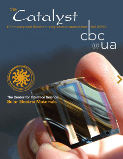 Catalyst, Fall 2012