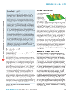 A Stochastic Switch