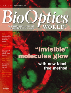 Label-free Imaging: Stimulated emission microscopy makes nonfluorescing molecules glow