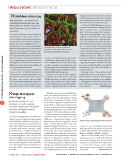 Label-free microscopy