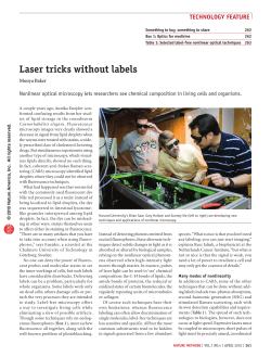 Laser tricks without labels