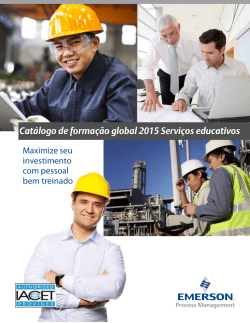 2015 Educational Services Global Training Catalog Pag 1-11-Portuguese