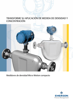 Medidores de densidad compacto - Compact Density Meter brochure Spanish