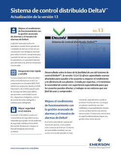 Sistema de control distribuido DeltaV&trade; version13