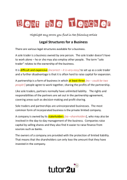 Download Beat the Teacher - Legal Structures (Answers)