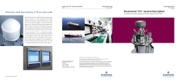 Product Data Sheet: Rosemount&reg; CTS - System Description