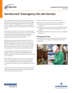 Flyer: SureService Emergency On-site